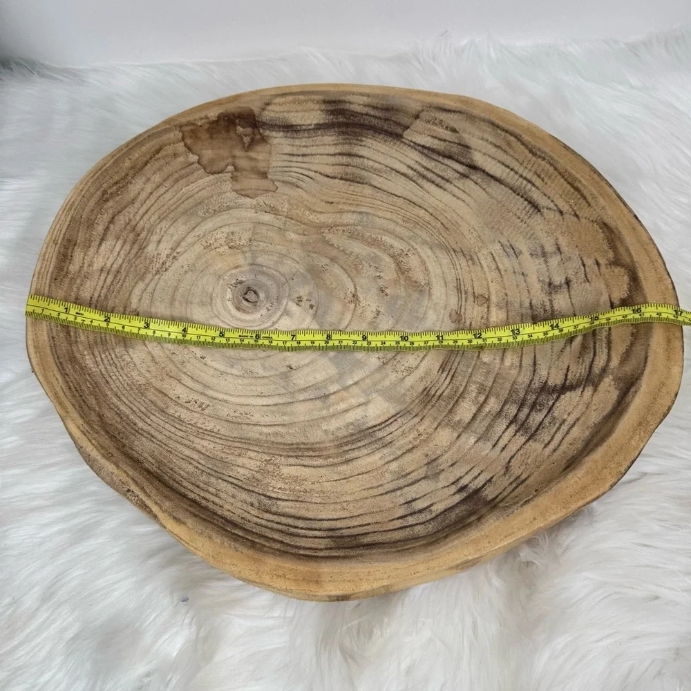 Pier 1 Natural Wood Decorative Tray
